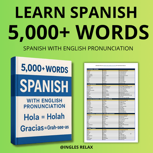 Spanish Relax ®- 5,000 Spanish Words with English Pronunciation